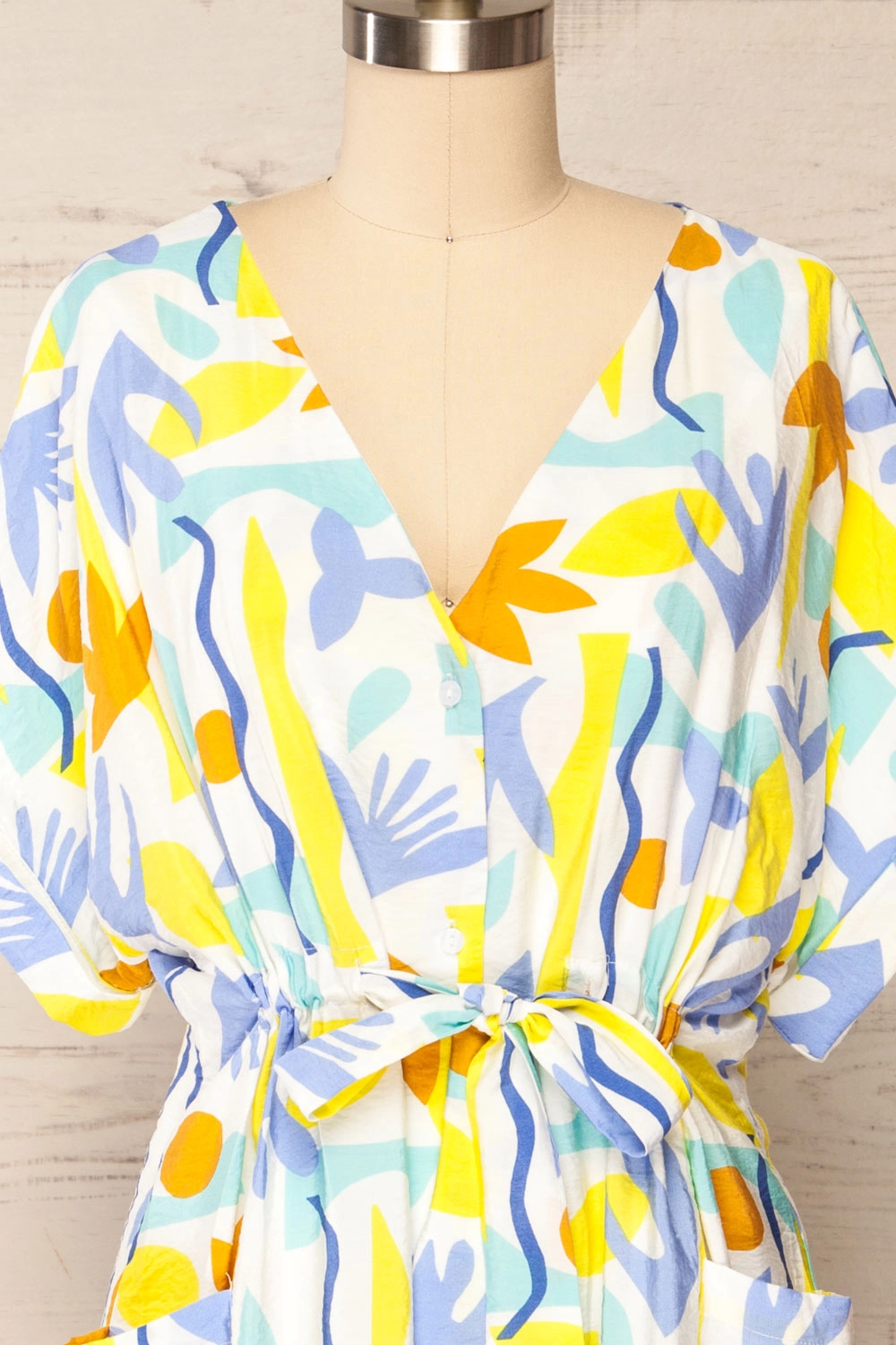Panspermia | Oversized Short Patterned Dress