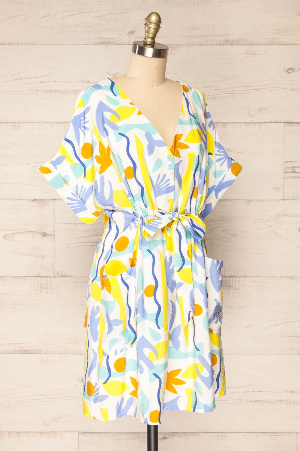Panspermia | Oversized Short Patterned Dress
