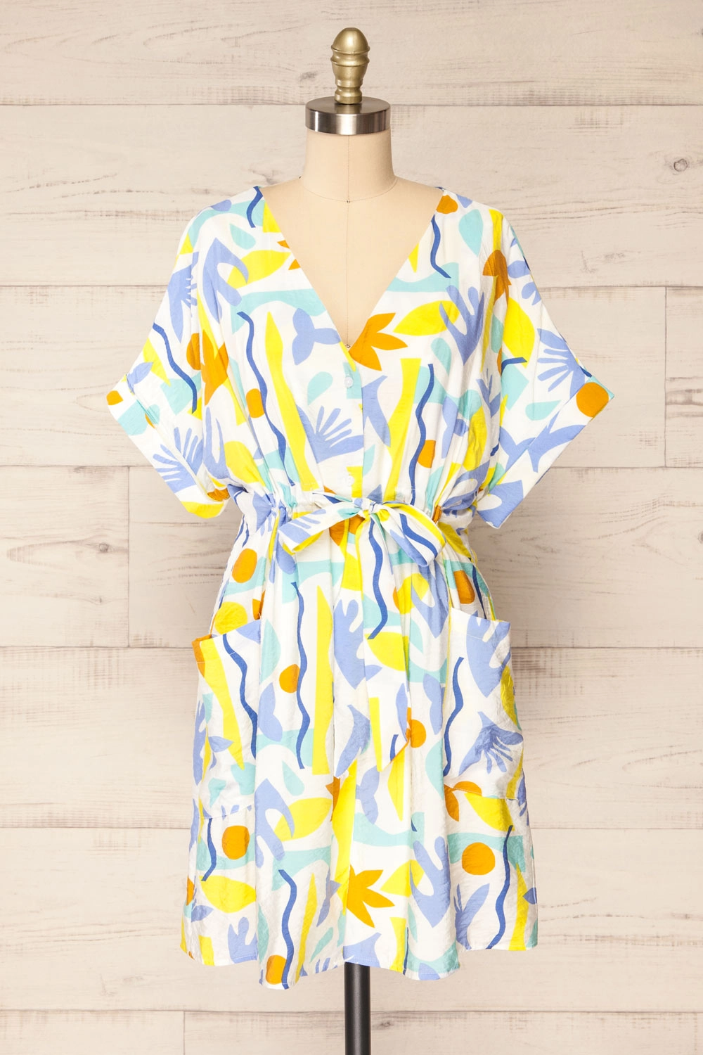 Panspermia | Oversized Short Patterned Dress