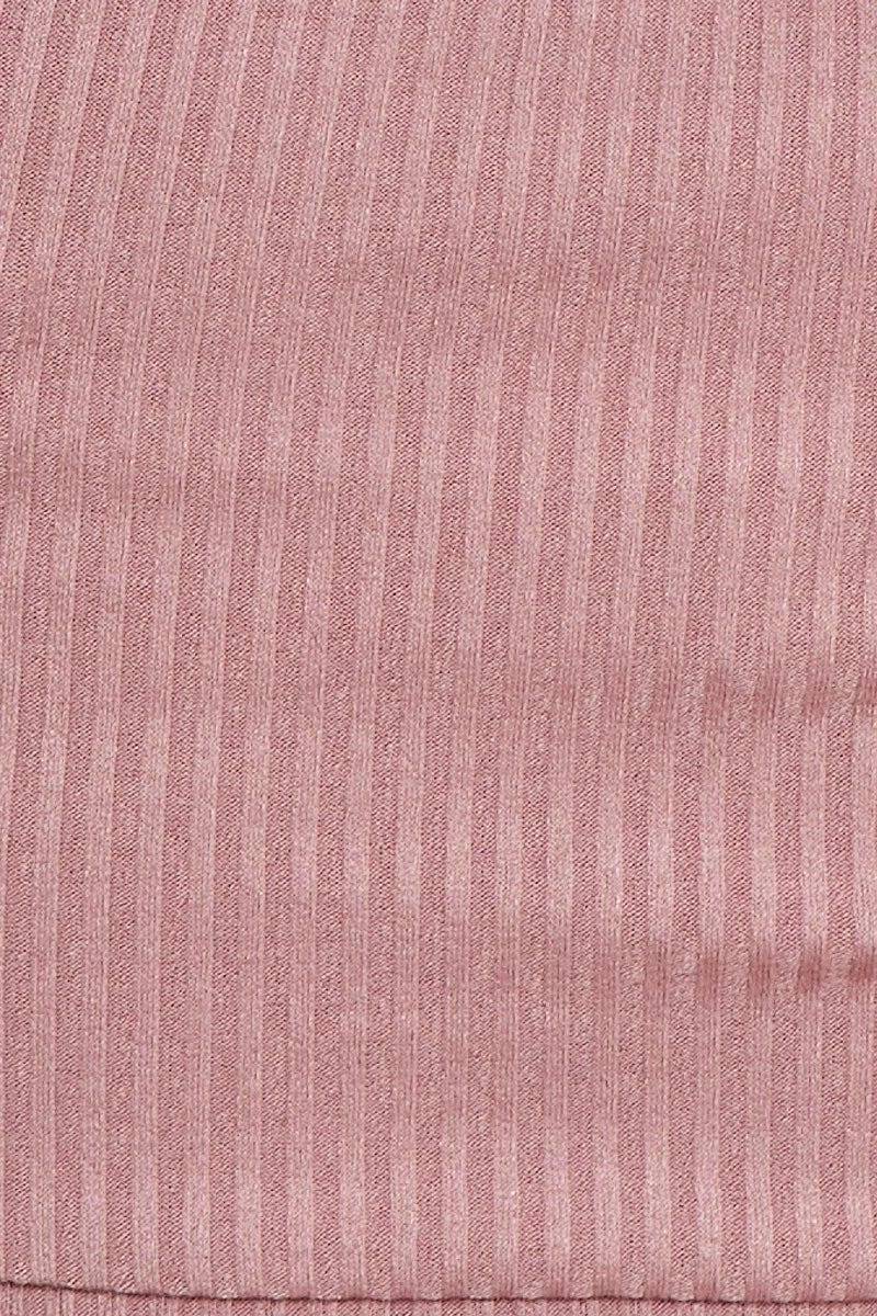 Pink Cropped Lounge Top