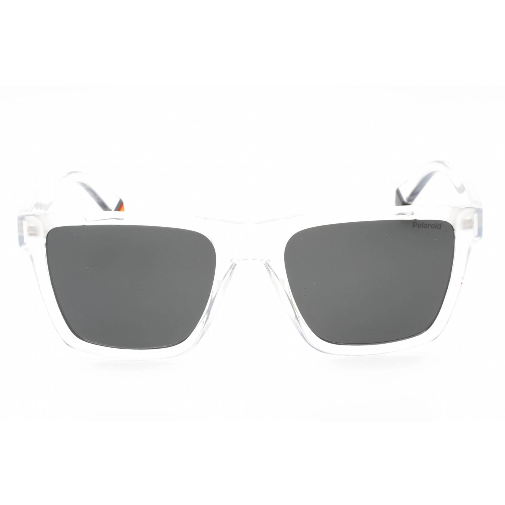 Polaroid Core Men's Sunglasses - Crystal Plastic Square Frame | PLD 6176/S 0900 M9