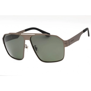 Police Men's Sunglasses - Brushed Gunmetal Metal Pilot Full Rim Frame | SPLL08 I47P