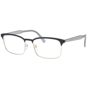 Prada Men's Eyeglasses - Blue Gold Metal Rectangular Frame | PRADA 0PR 54WV VH81O1