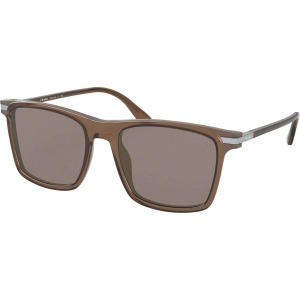 Prada Men's Sunglasses - Brown Plastic Rectangular Frame | PRADA 0PR 19XSF 09F03D54