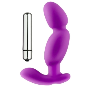 Prostate Pro Soft Angled Tip Anal Prostate Massager W/c Rings