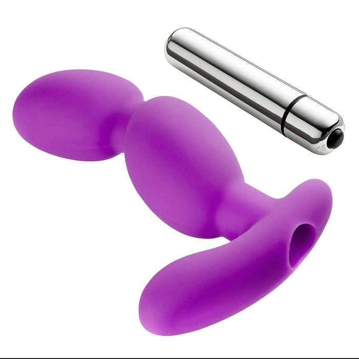 Prostate Pro Soft Angled Tip Anal Prostate Massager W/c Rings