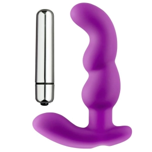 Prostate Pro Soft Angled Tip Prostate Anal Massager W/c Rings