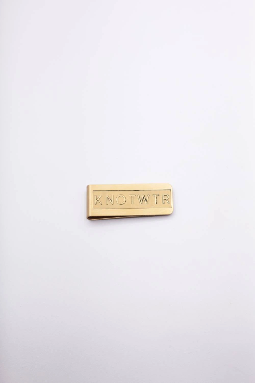 "money On My Miind" Money Clip In Gold
