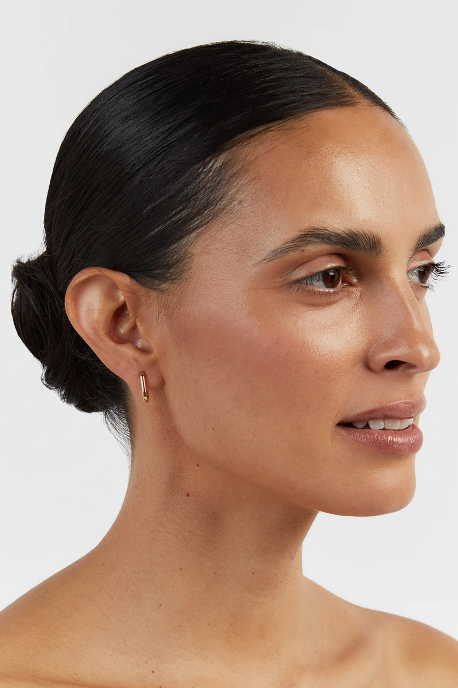 SAINT VALENTINE AMSTERDAM GOLD HOOP EARRINGS