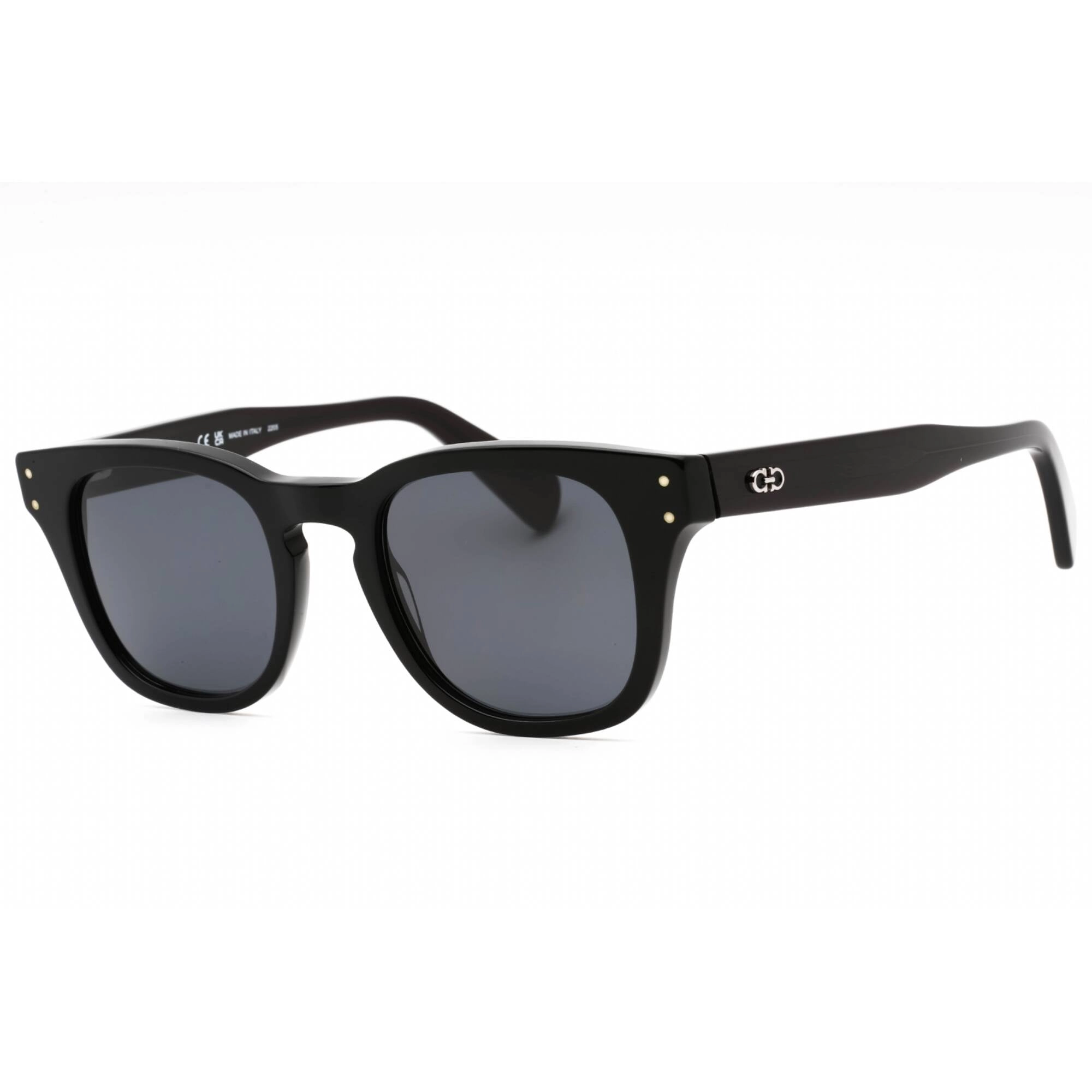 Salvatore Ferragamo Men's Sunglasses - Black Square Frame Grey Lens | SF1057S 001