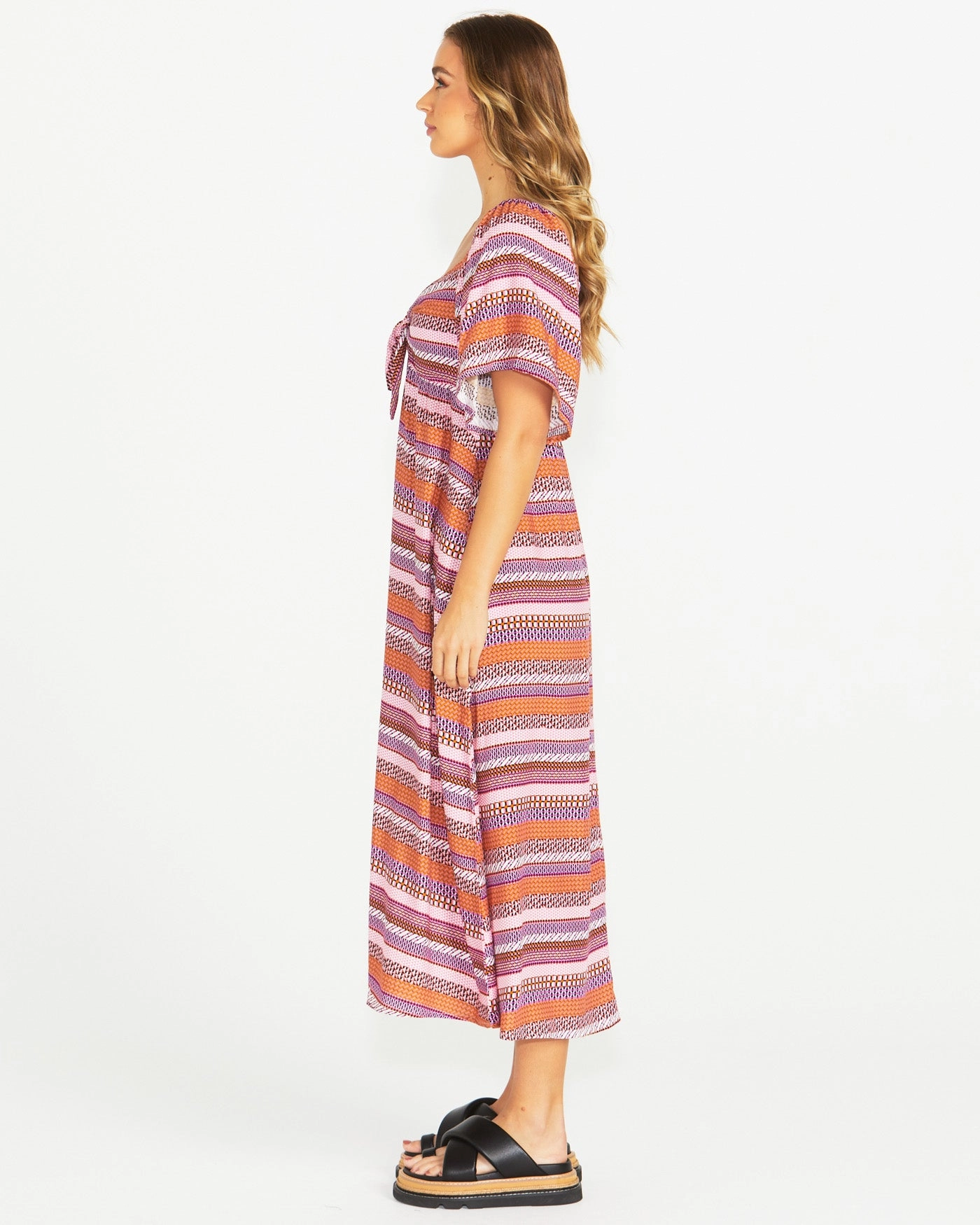 Sass Raquel Midi Dress Aztec