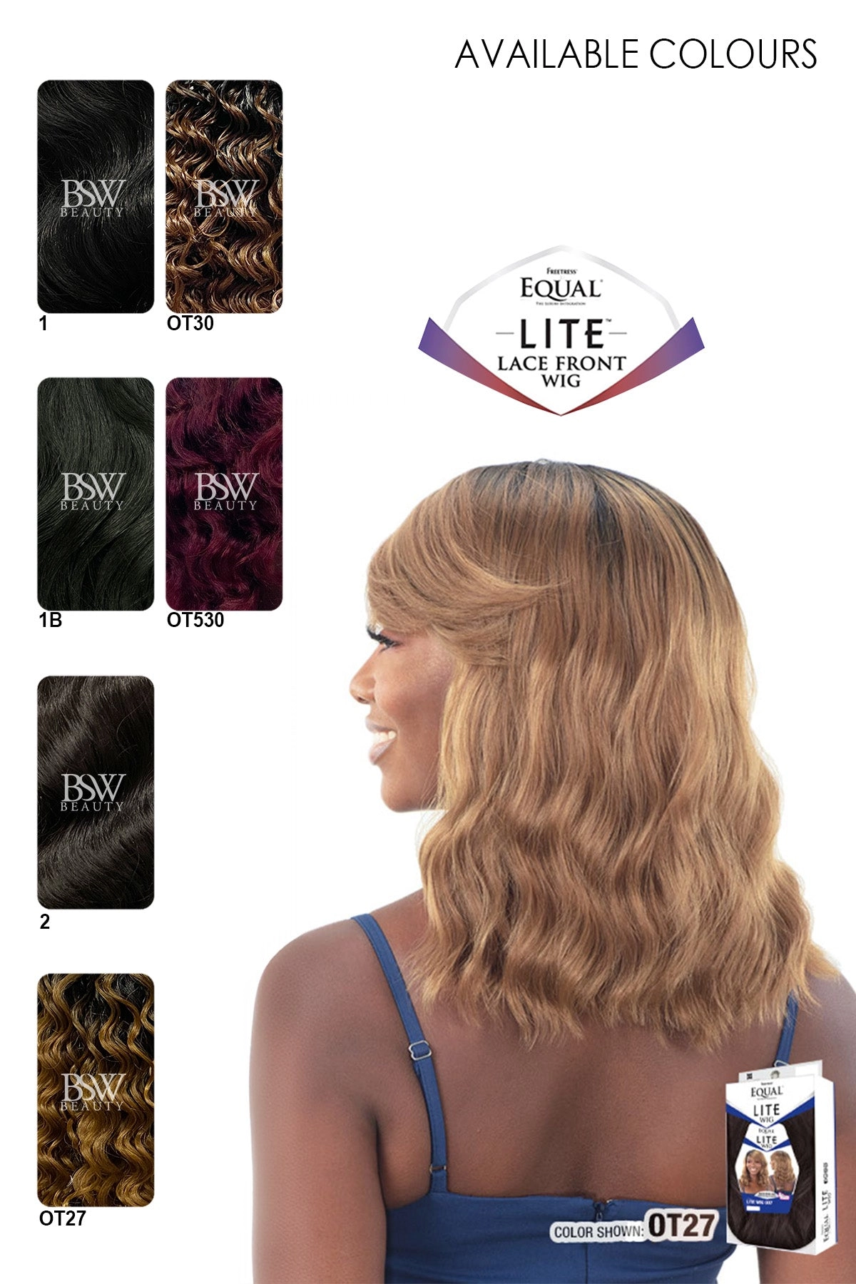 SHAKE N GO EQUAL LITE WIG - 007 LITE