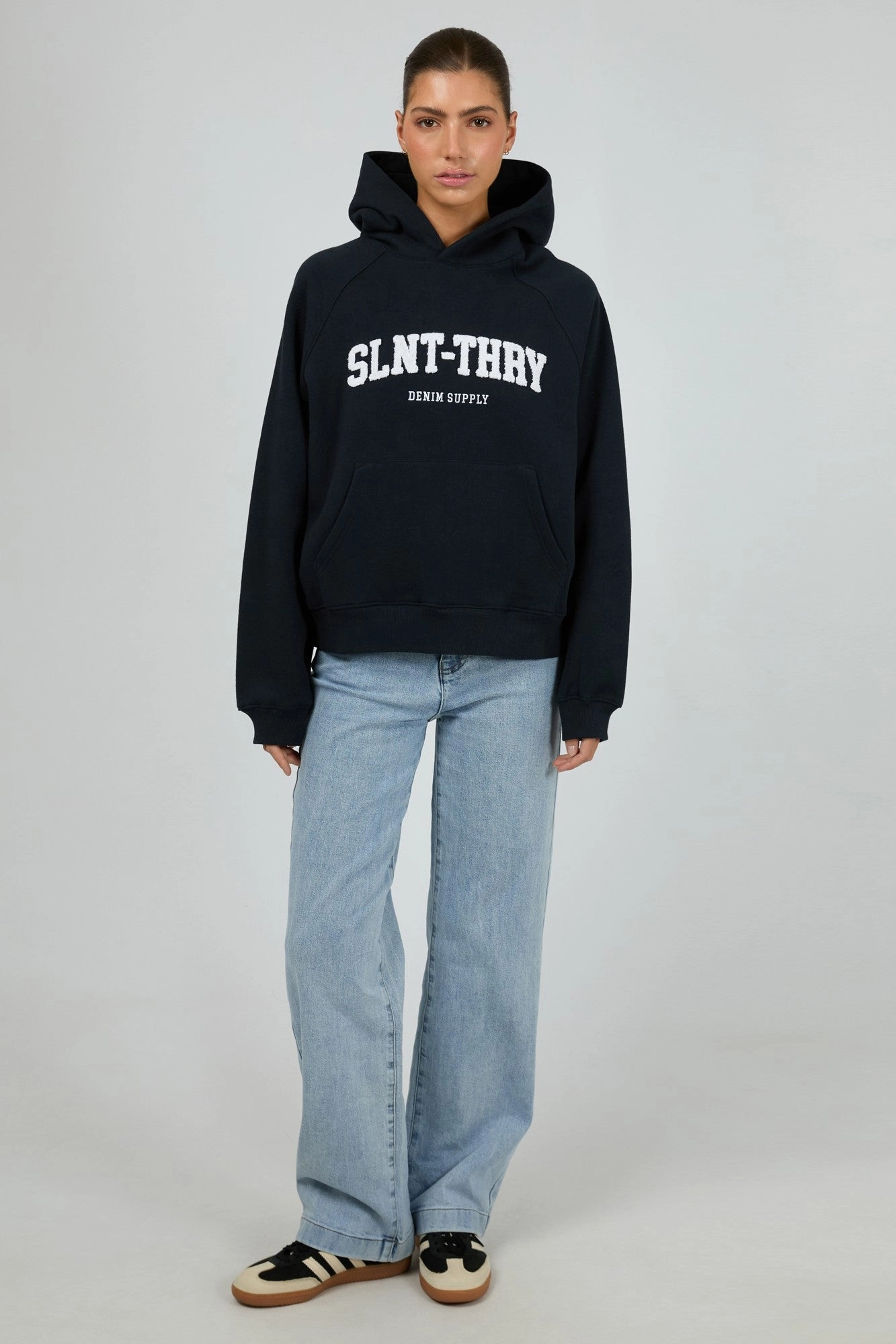Silent Theory Focus Hoodie Navy