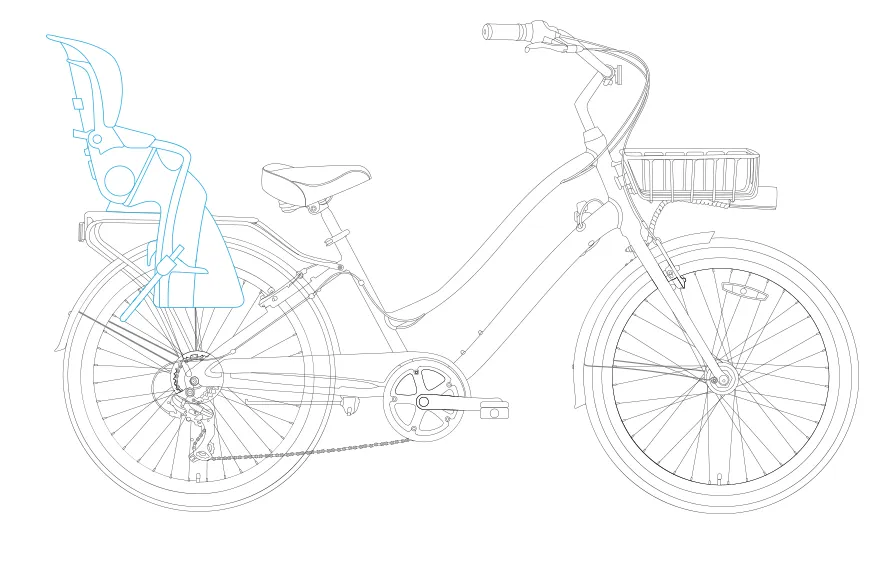 sixthreezero EVRYjourney Deluxe Men's 26" 7 Speed Hybrid Cruiser Bicycle w/ Integrated Lock, Basket, Light
