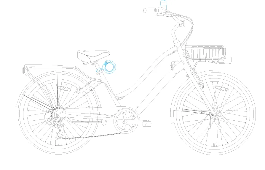 sixthreezero EVRYjourney Deluxe Men's 26" 7 Speed Hybrid Cruiser Bicycle w/ Integrated Lock, Basket, Light