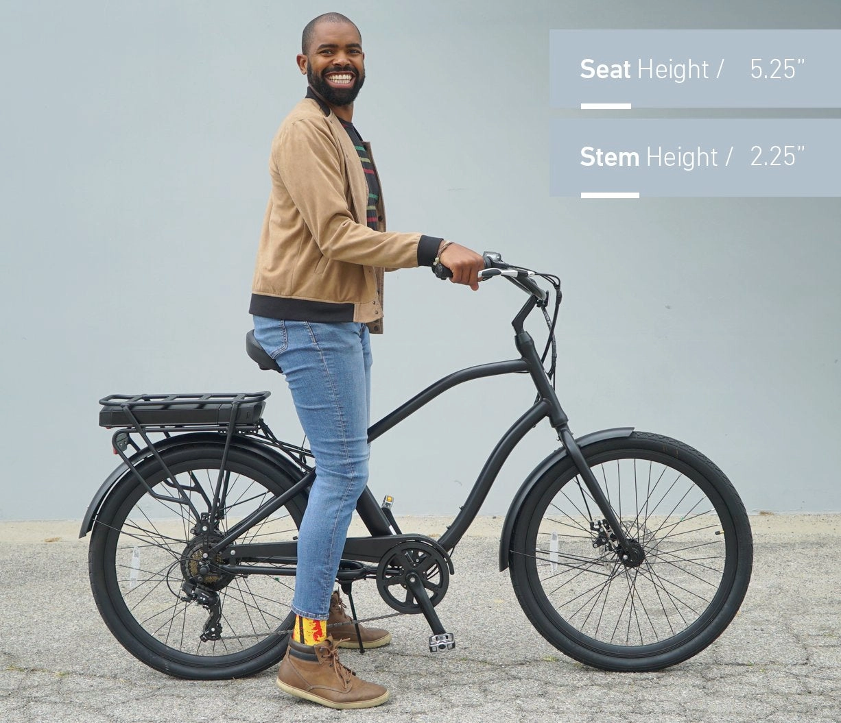 sixthreezero EVRYjourney Men's 7-Speed 500W Fat Tire Electric Bicycle