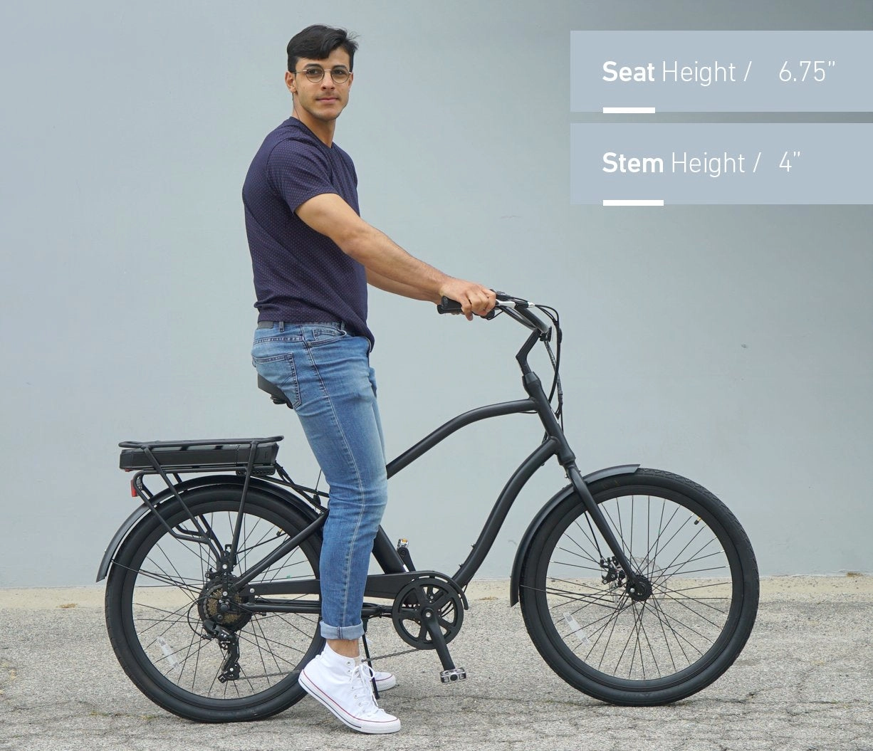 sixthreezero EVRYjourney Men's 7-Speed 500W Fat Tire Electric Bicycle