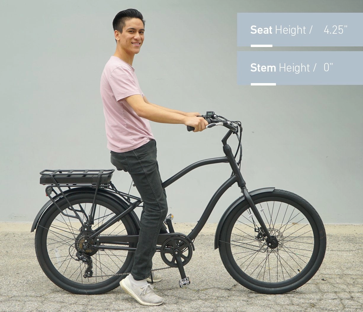 sixthreezero EVRYjourney Men's 7-Speed 500W Fat Tire Electric Bicycle