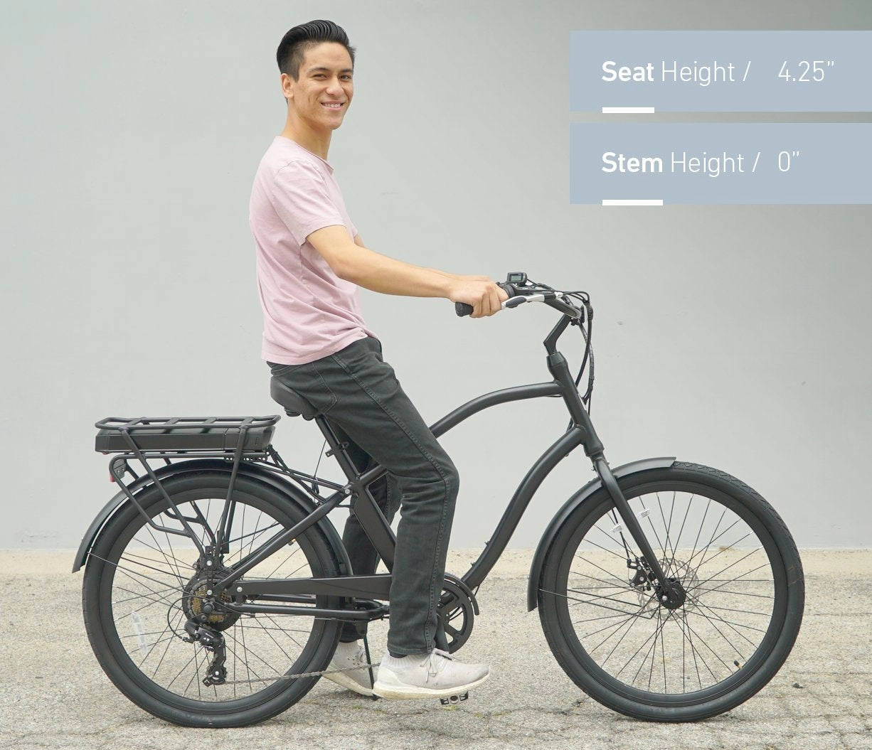 sixthreezero EVRYjourney Men's 7-Speed 500W Fat Tire Electric Bicycle