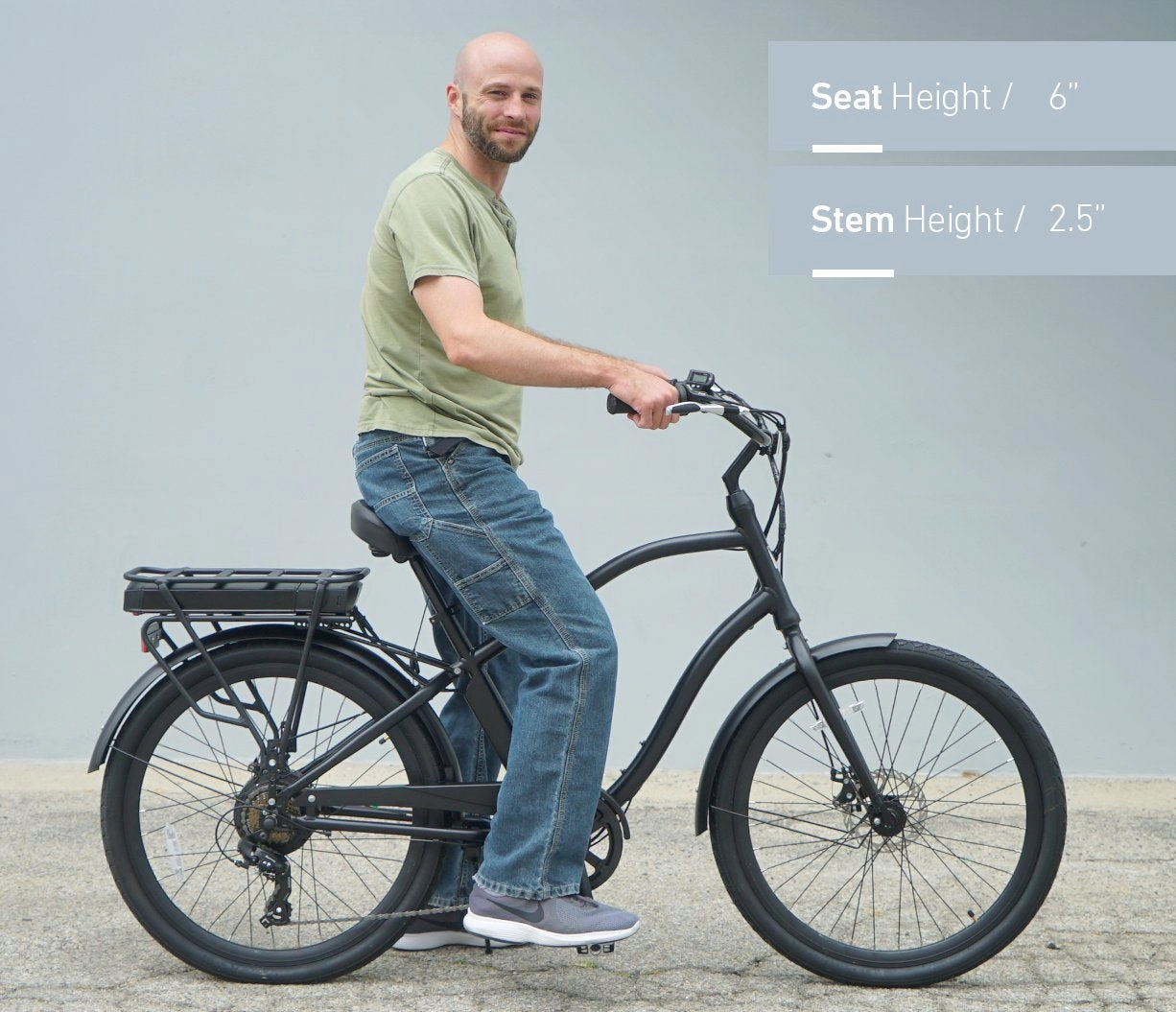 sixthreezero EVRYjourney Men's 7-Speed 500W Fat Tire Electric Bicycle