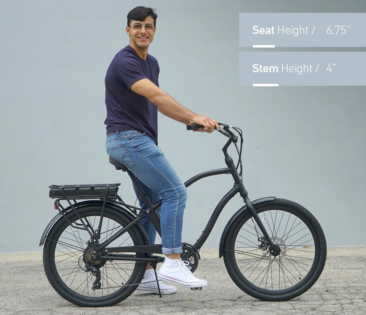sixthreezero EVRYjourney Men's 7-Speed 500W Fat Tire Electric Bicycle