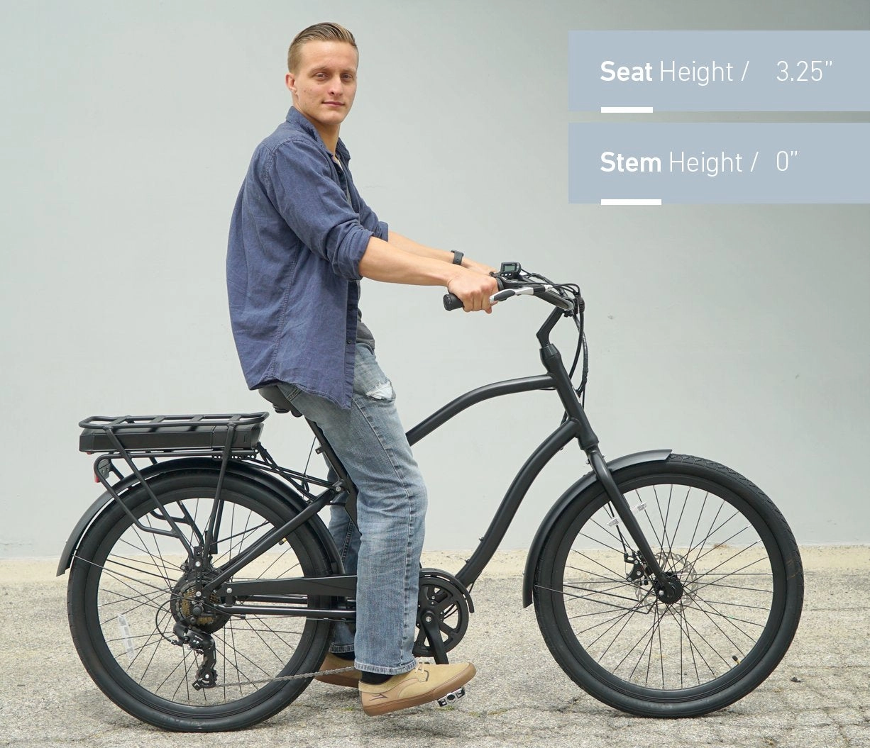 sixthreezero EVRYjourney Men's 7-Speed 500W Fat Tire Electric Bicycle