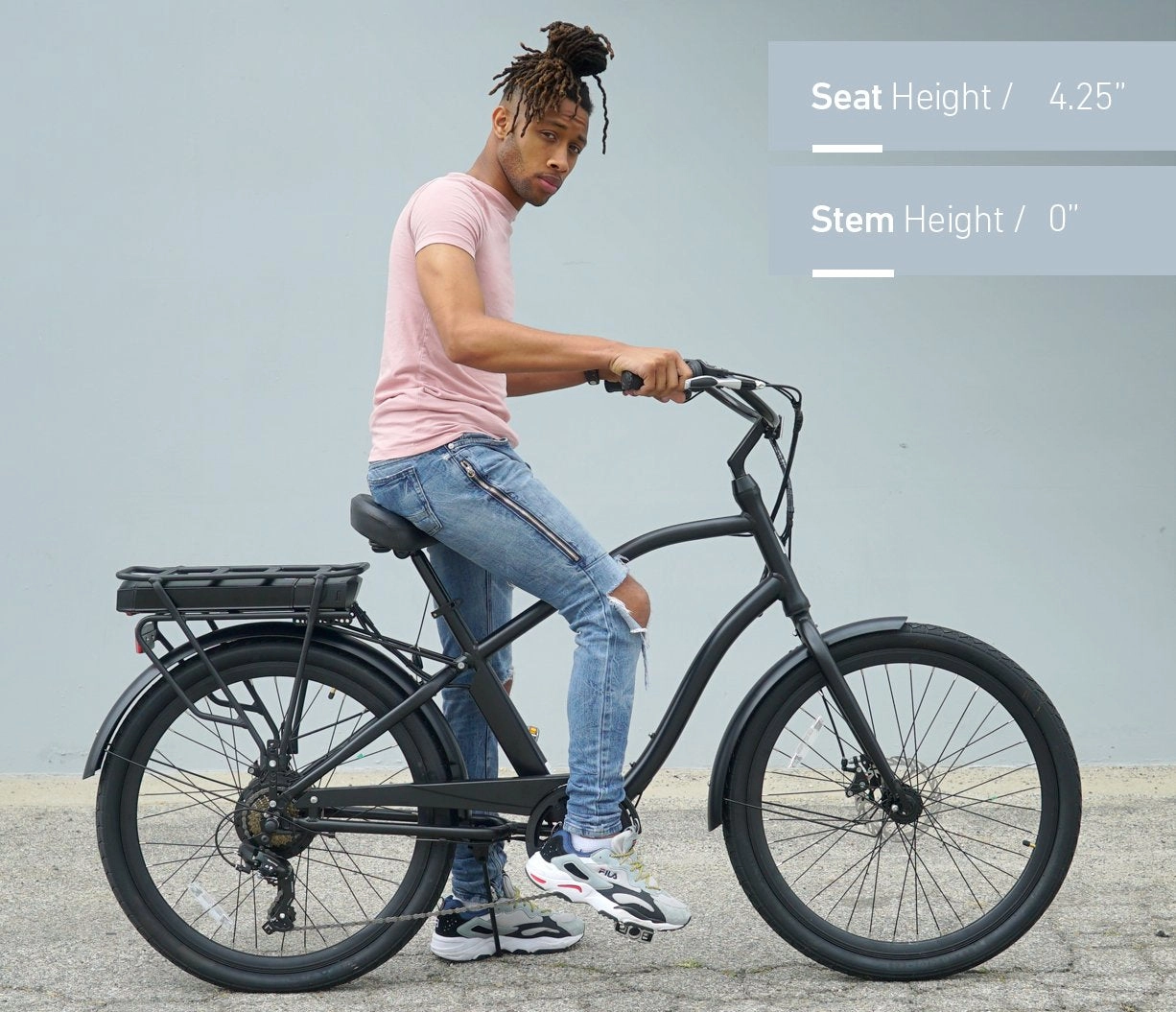 sixthreezero EVRYjourney Men's 7-Speed 500W Fat Tire Electric Bicycle