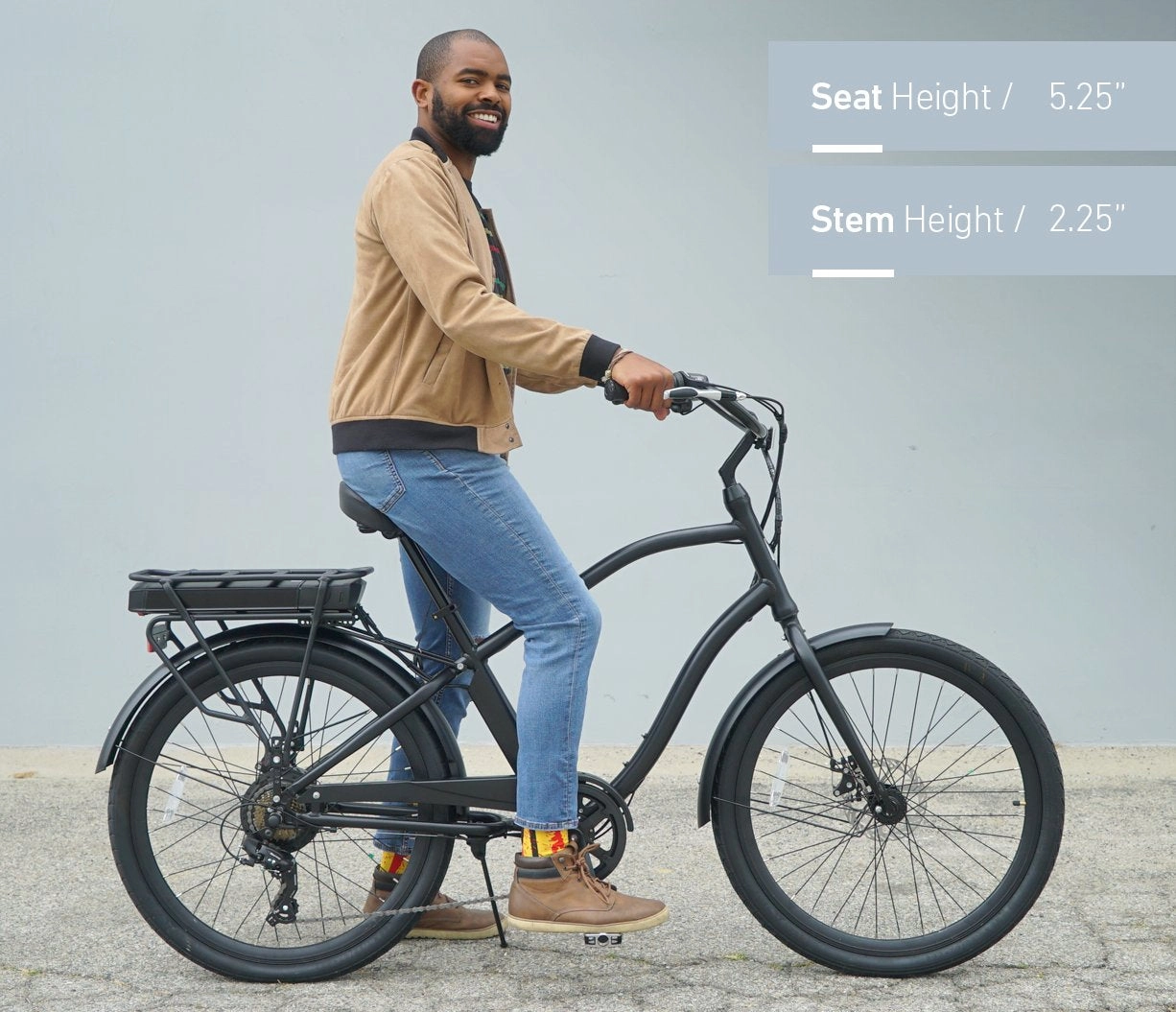 sixthreezero EVRYjourney Men's 7-Speed 500W Fat Tire Electric Bicycle