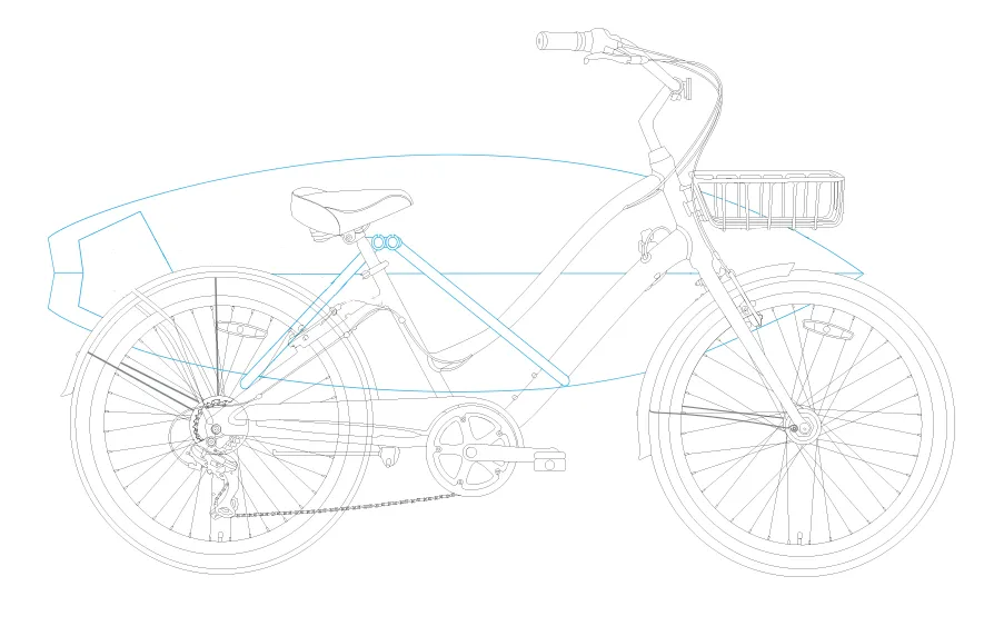 sixthreezero EVRYjourney Men's Casual Edition 7-Speed w/ Integrated Cable Lock and Basket