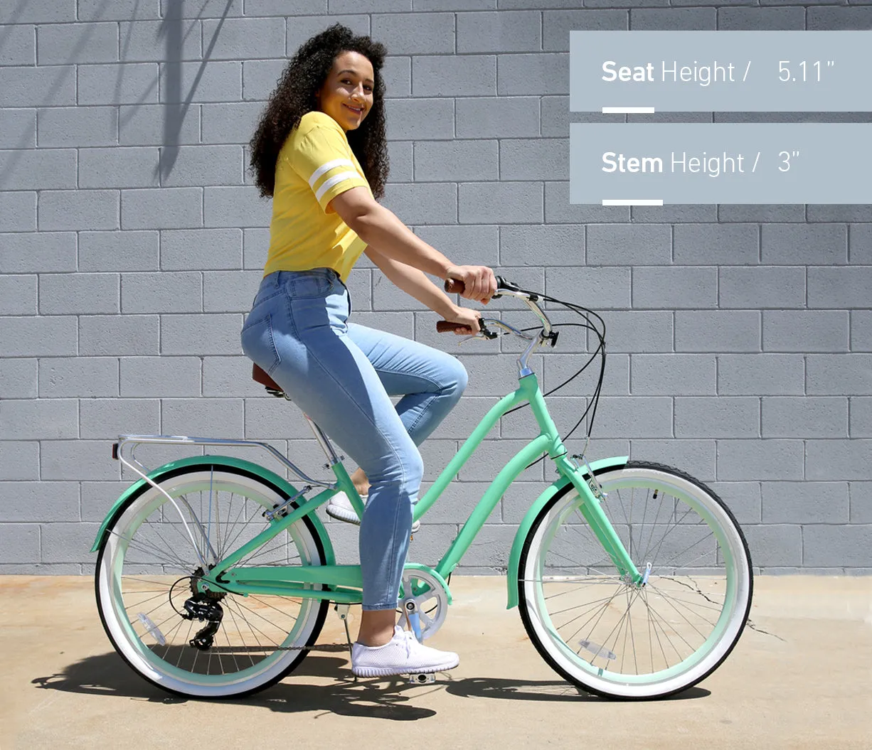 sixthreezero EVRYjourney Men's Casual Edition 7-Speed w/ Integrated Cable Lock and Basket