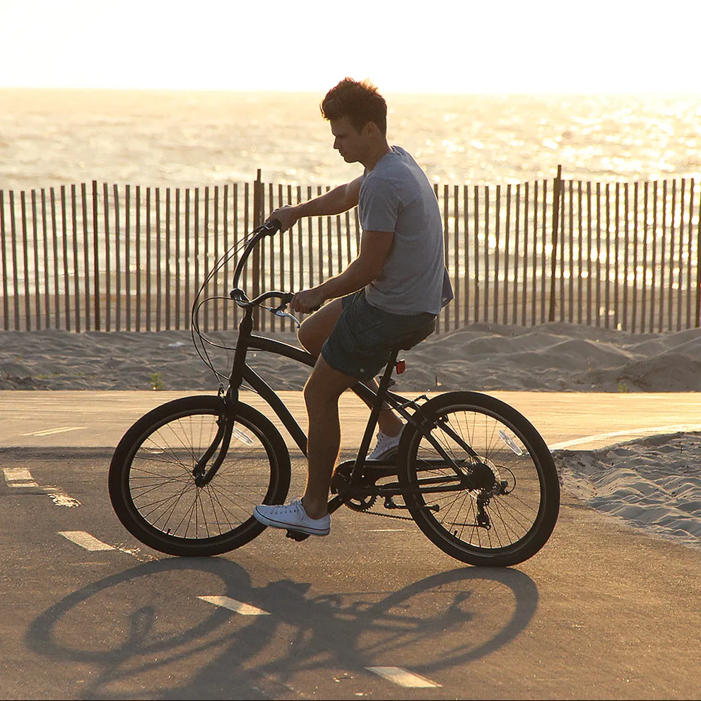 sixthreezero EVRYjourney Men's Casual Edition 7-Speed w/ Integrated Cable Lock and Basket