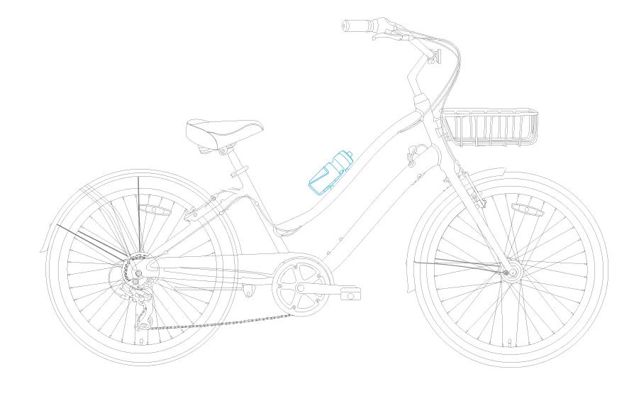 sixthreezero EVRYjourney Men's Casual Edition 7-Speed w/ Integrated Cable Lock and Basket