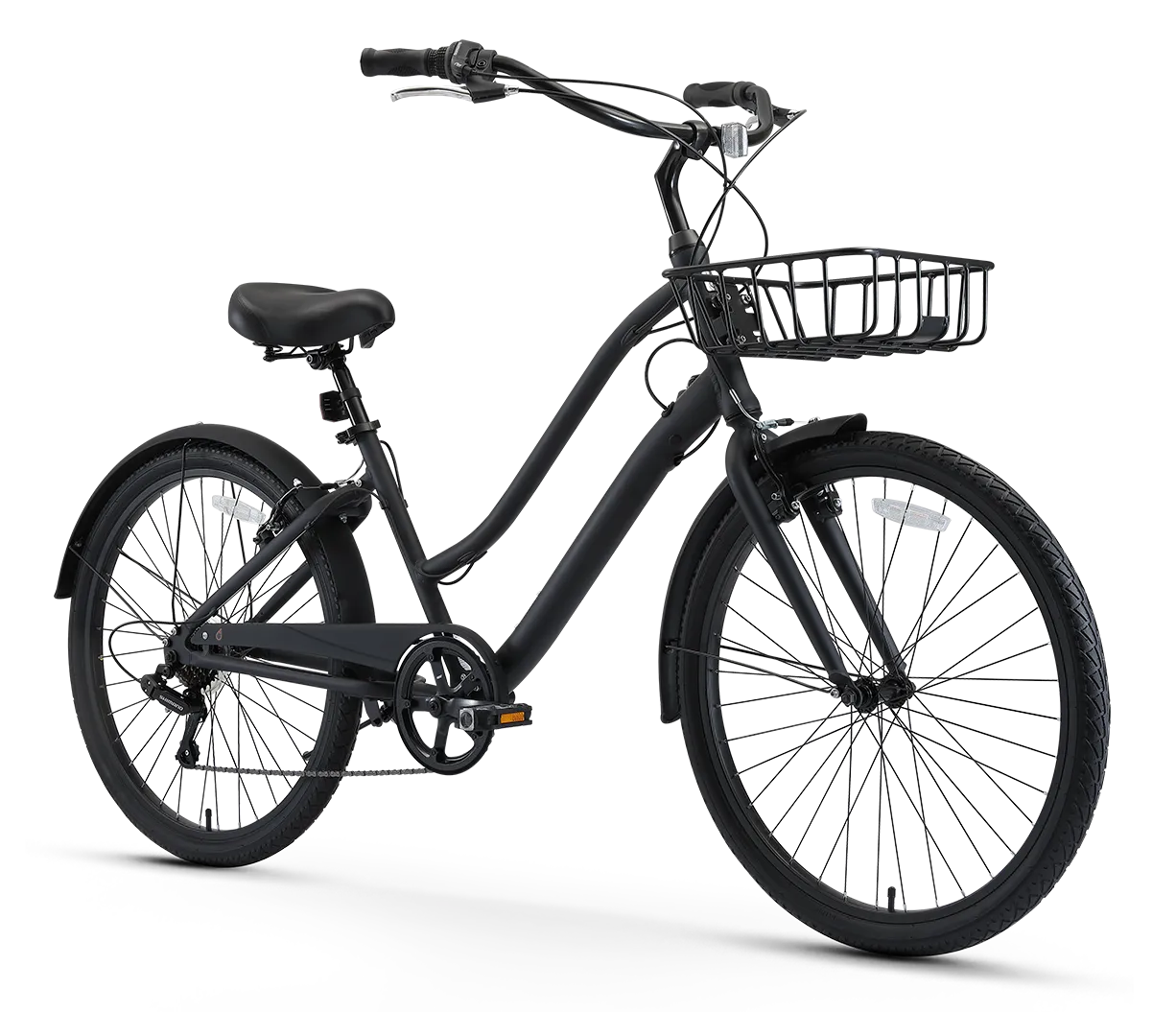 sixthreezero EVRYjourney Men's Casual Edition 7-Speed w/ Integrated Cable Lock and Basket
