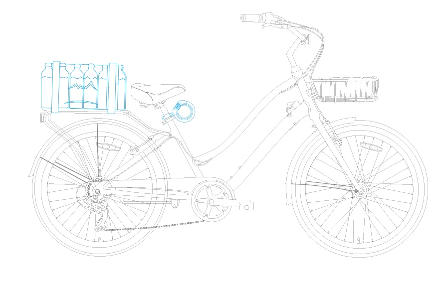 sixthreezero EVRYjourney Men's Casual Edition 7-Speed w/ Integrated Cable Lock and Basket