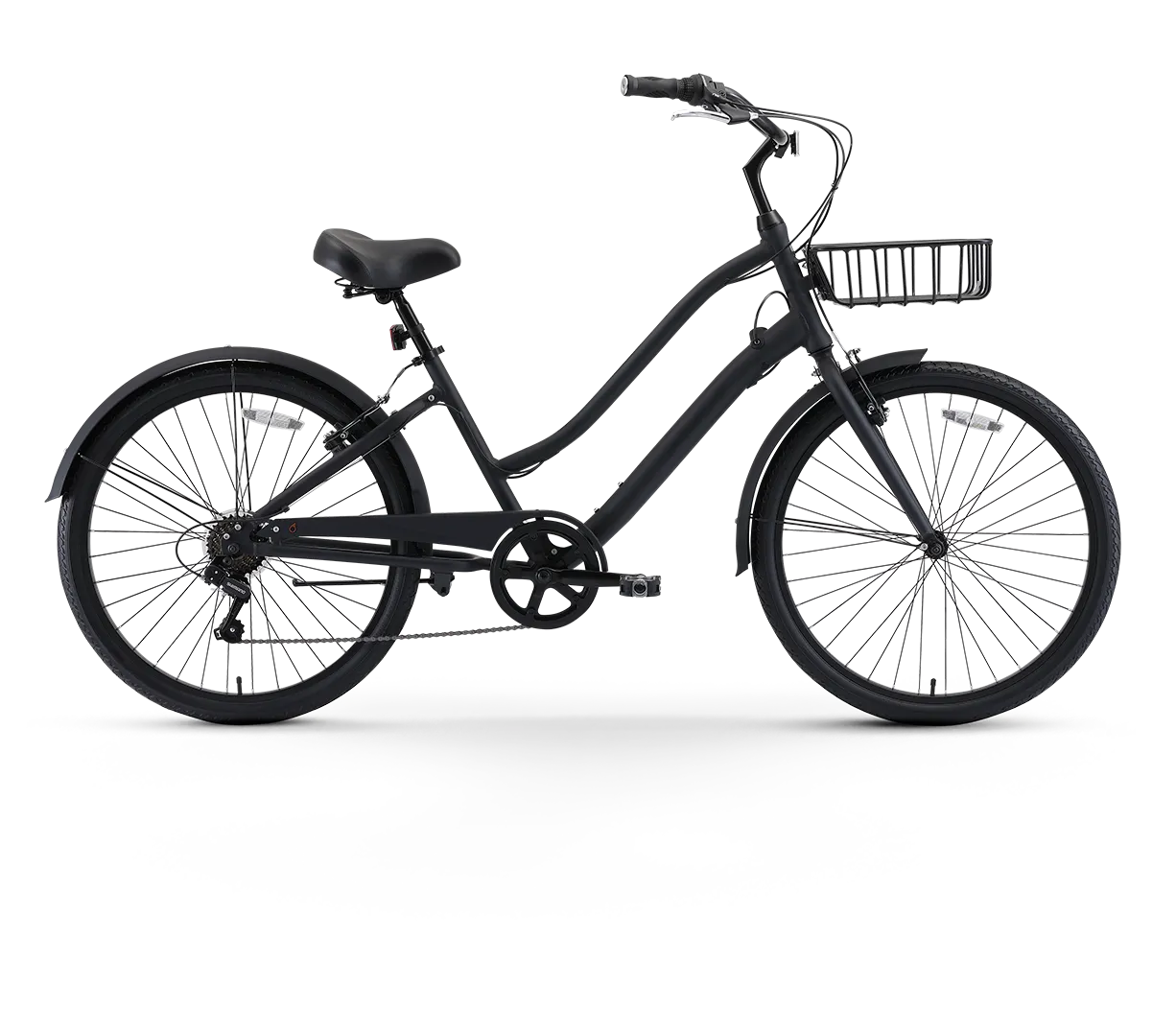 sixthreezero EVRYjourney Men's Casual Edition 7-Speed w/ Integrated Cable Lock and Basket