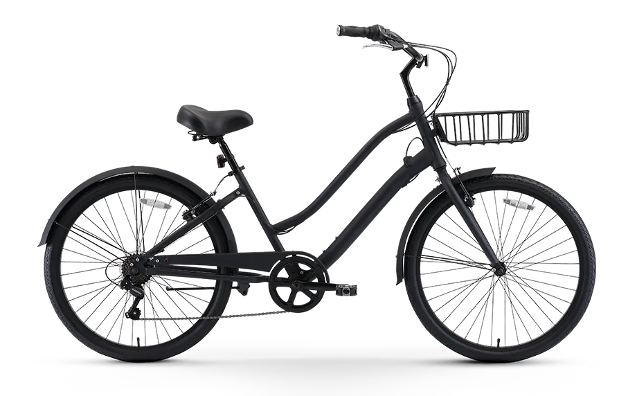 sixthreezero EVRYjourney Men's Casual Edition 7-Speed w/ Integrated Cable Lock and Basket