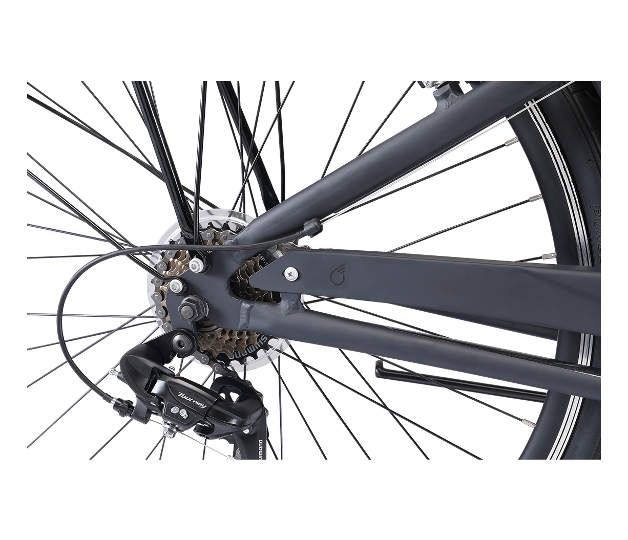 sixthreezero EVRYjourney Men's w/ Integrated Lock 26" 7-Speed Sport Hybrid Cruiser Bicycle