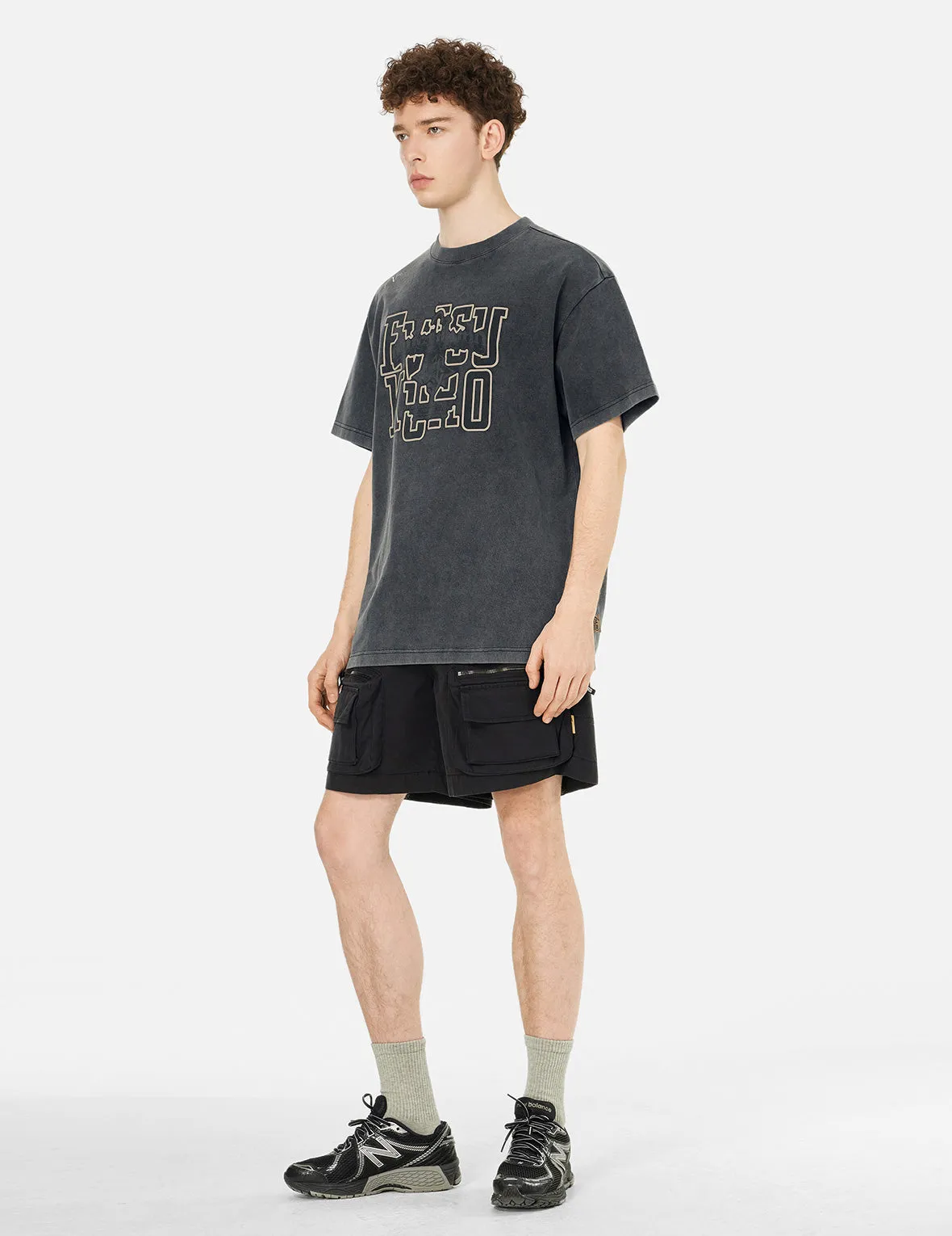Sketch Logo Print Relax Fit T-Shirt
