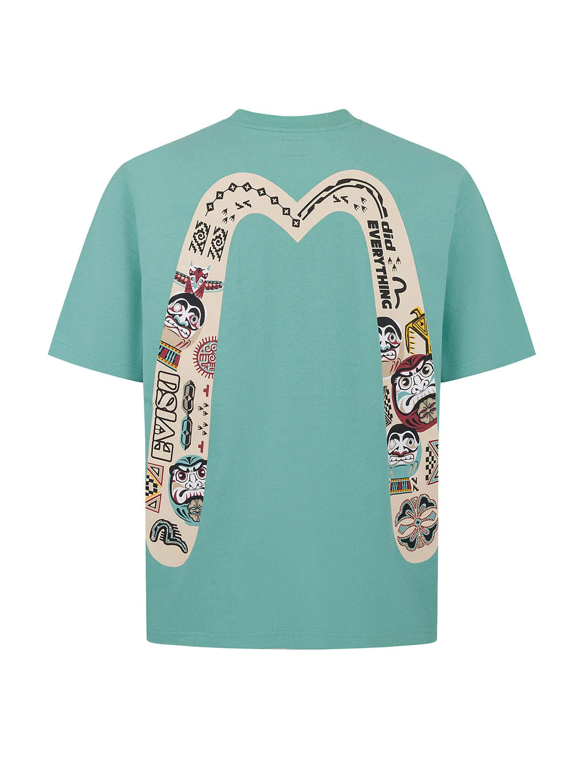 Slogan and Totem Daicock Print Relax Fit T-shirt
