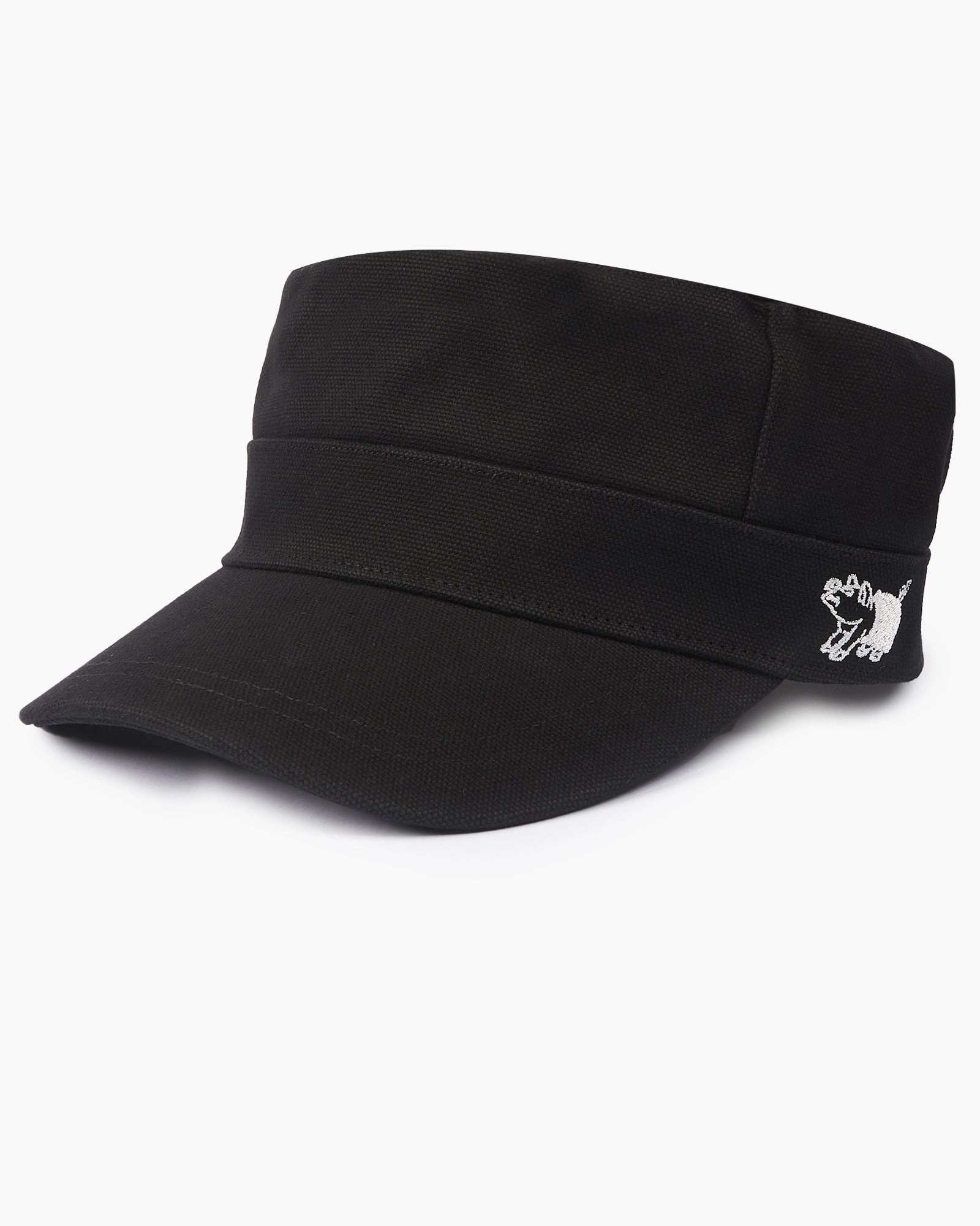 Studio D'Artisan 7222 Woven Work Cap - Black