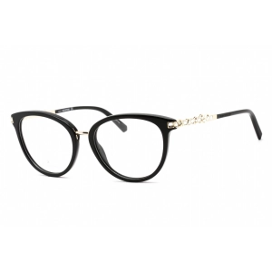Swarovski Men's Eyeglasses - Clear Lens Cat Eye Shape Black Plastic Frame | SK5344 001