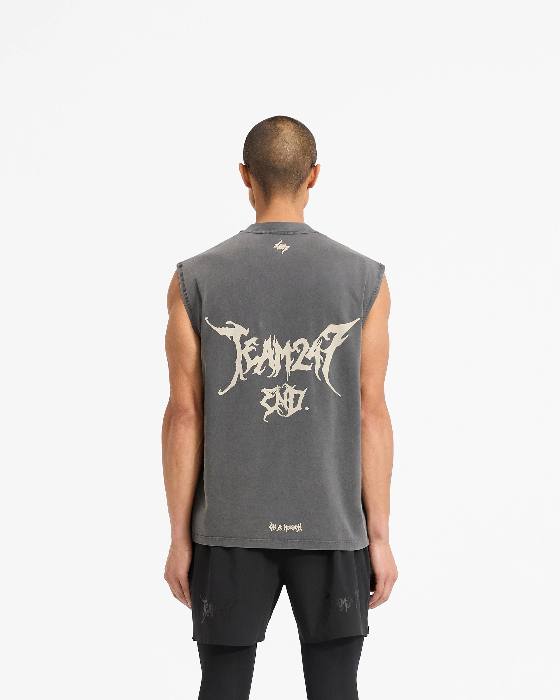 Team 247 X END Oversized Tank - Washed Grey