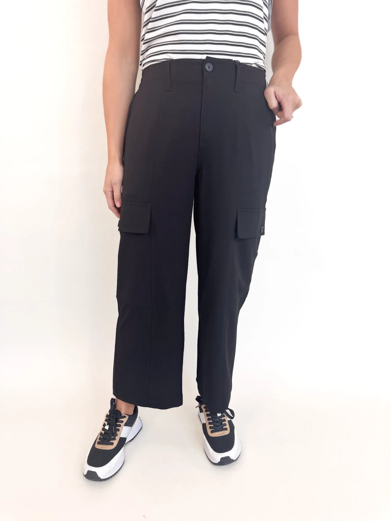 Tessa High Rise Cropped Cargo