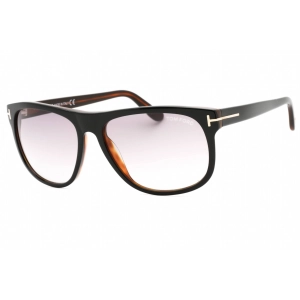 Tom Ford Men's Sunglasses - Shiny Black Acetate Rectangular Full Rim | FT0236 05B
