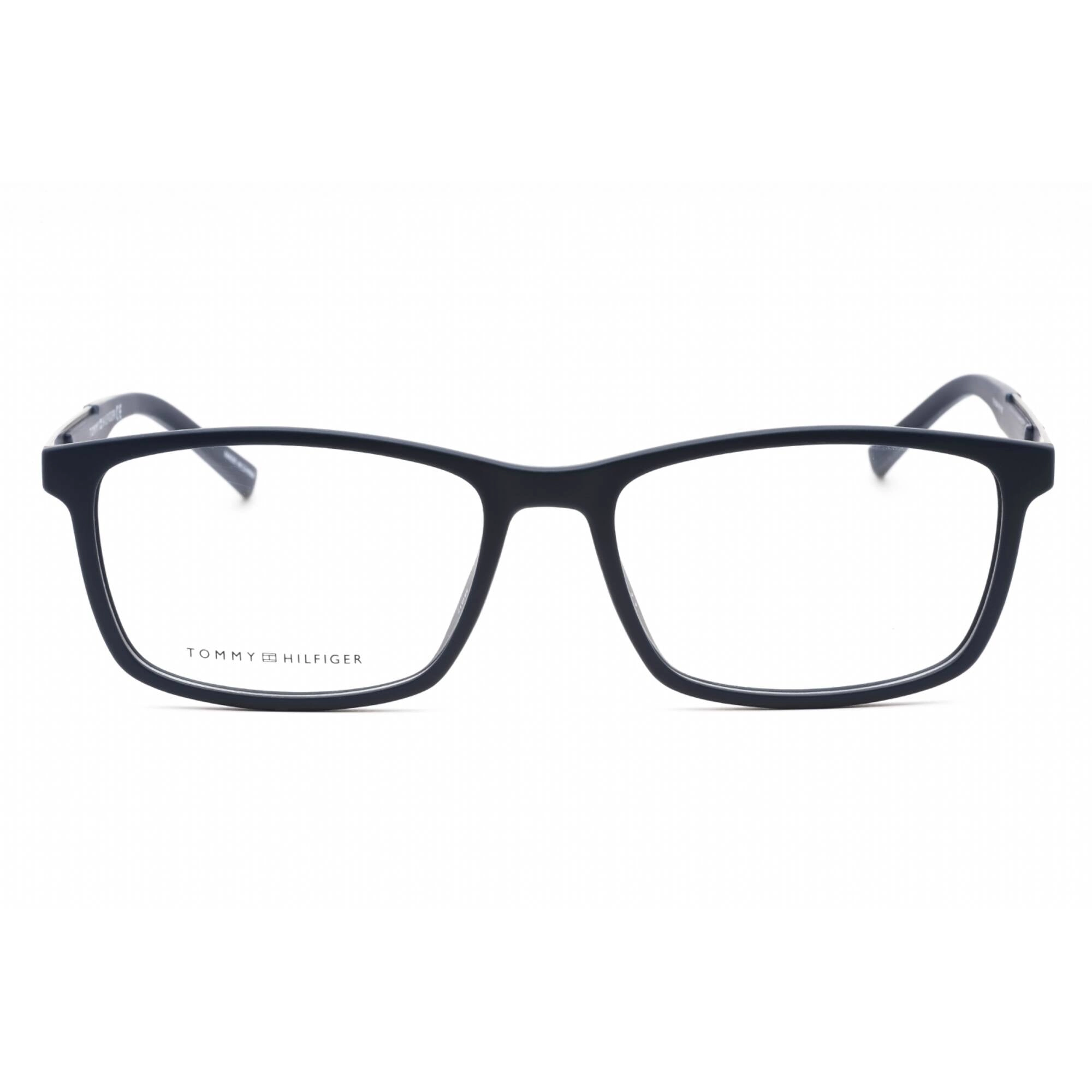 Tommy Hilfiger Men's Eyeglasses - Blue Plastic Rectangular Frame | TH 1694 0PJP 00