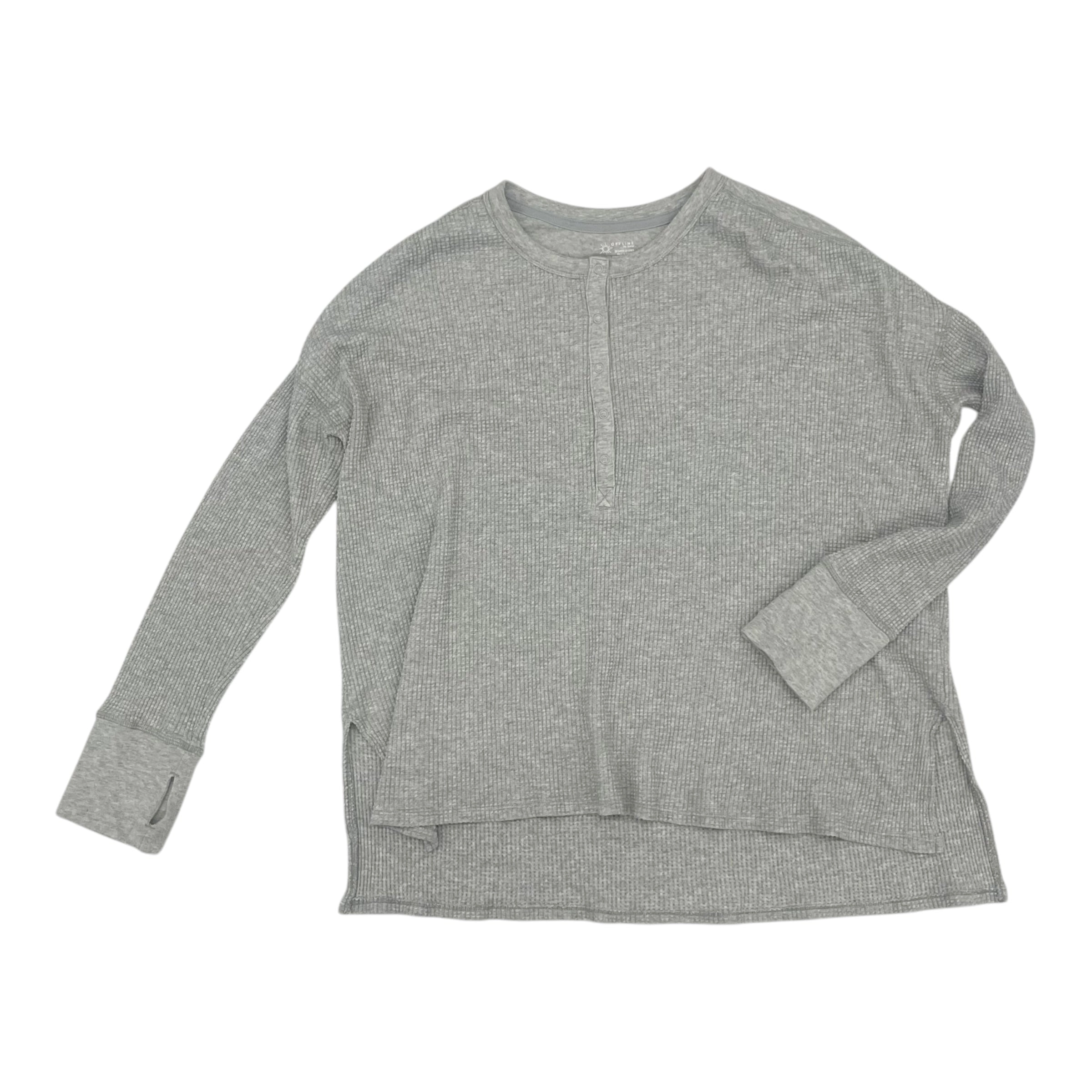 Top Ls By Aerie In Grey, Size:M