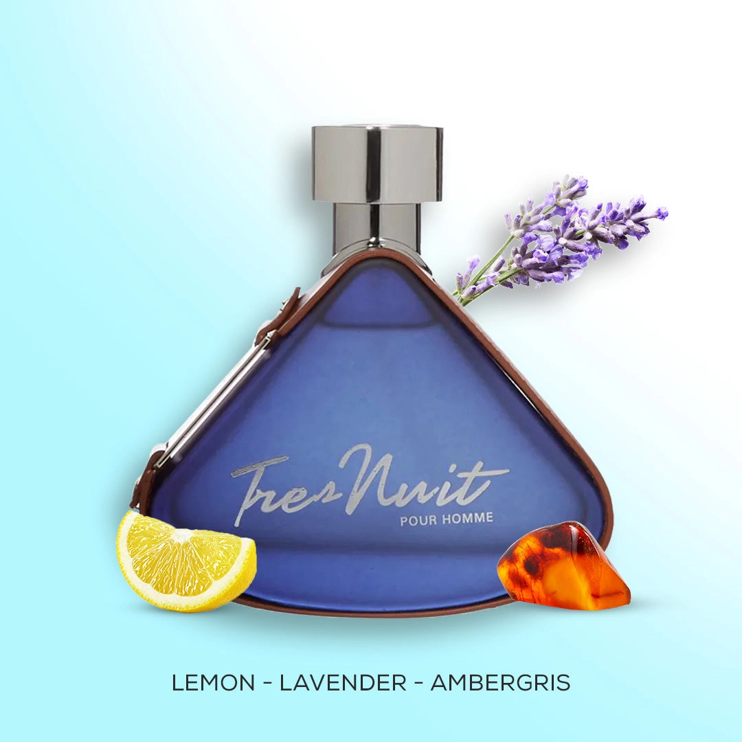 Tres Nuit For Men by Armaf Eau De Toilette Spray 3.4 oz