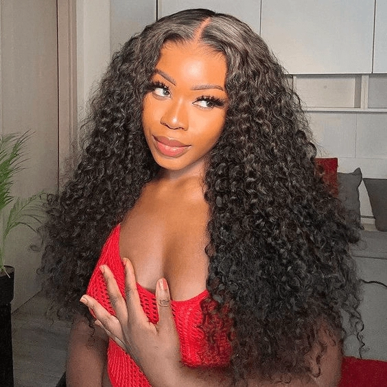 Tuneful 13x6 Transparent Lace Front Human Hair Wigs Brazilian Curly 6x5 Wear Go Wigs