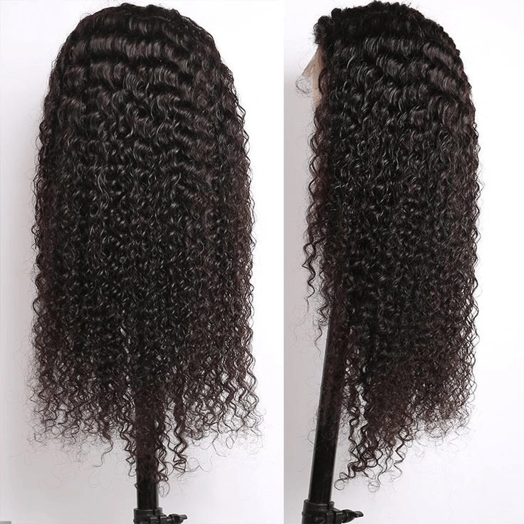 Tuneful 13x6 Transparent Lace Front Human Hair Wigs Brazilian Curly 6x5 Wear Go Wigs