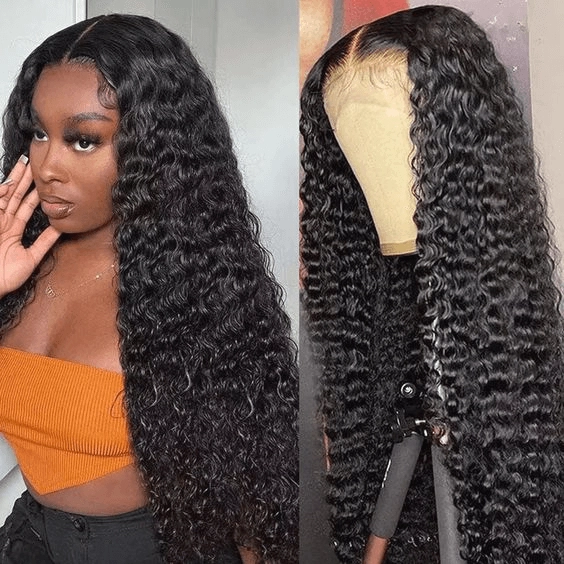 Tuneful 13x6 Transparent Lace Front Human Hair Wigs Brazilian Curly 6x5 Wear Go Wigs